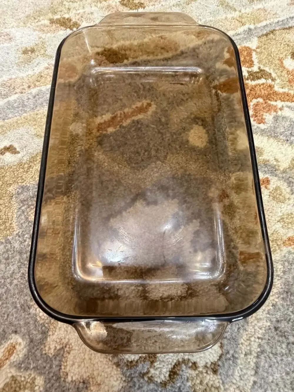 Vintage Pyrex 232-R Amber Glass Baking Dish 11x7x1.5 2 Qt
